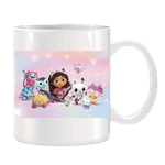 Casa si Gradina - Bucatarie si vesela - Cani si pahare - Cani si cesti - Cana alba personalizata cu Casa de papusi a lui Gabby, Gabby's Dollhouse, INOVATIX®. 330ml - Infinity.ro