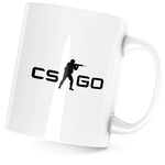 Casa si Gradina - Bucatarie si vesela - Cani si pahare - Cani si cesti - Cana alba personalizata"CS:GO ", INOVATIX®. 330 ml - Infinity.ro