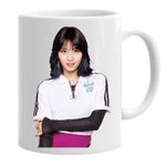 Casa si Gradina - Bucatarie si vesela - Cani si pahare - Cani si cesti - Cana alba personalizata twice momo kpop, INOVATIX®. 330 ml - Infinity.ro