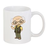 Casa si Gradina - Bucatarie si vesela - Cani si pahare - Cani si cesti - Cana alba personalizata "Bunic extraordinar", INOVATIX®. 330ml - Infinity.ro