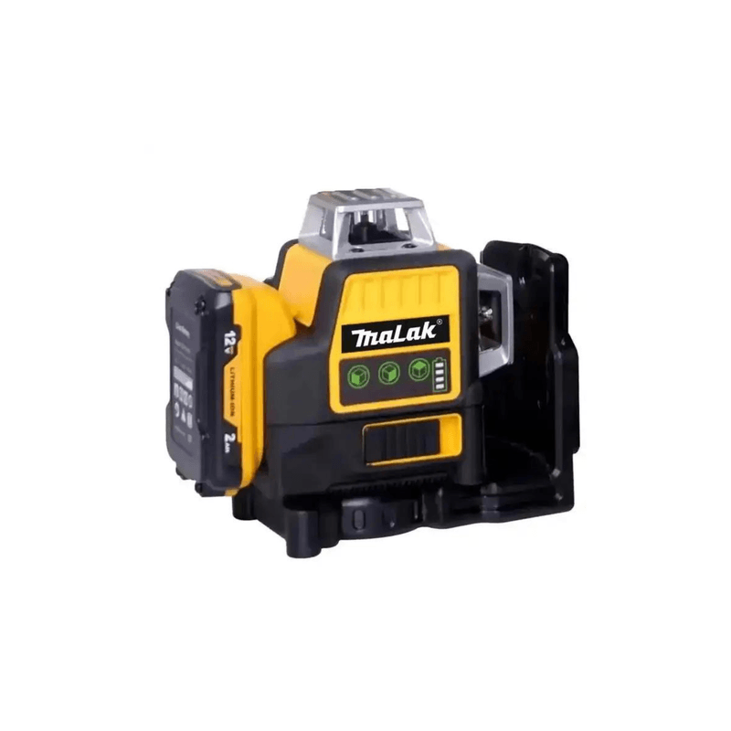 Casa si Gradina - Constructii - Scule electrice si accesorii - Aparate de masura - Nivela Laser cu 12 Linii, 360°, Lumina Verde, Autonivelanta cu un Incarcator si 2 Acumulatoare Li-Ion 2 Ah - Infinity.ro