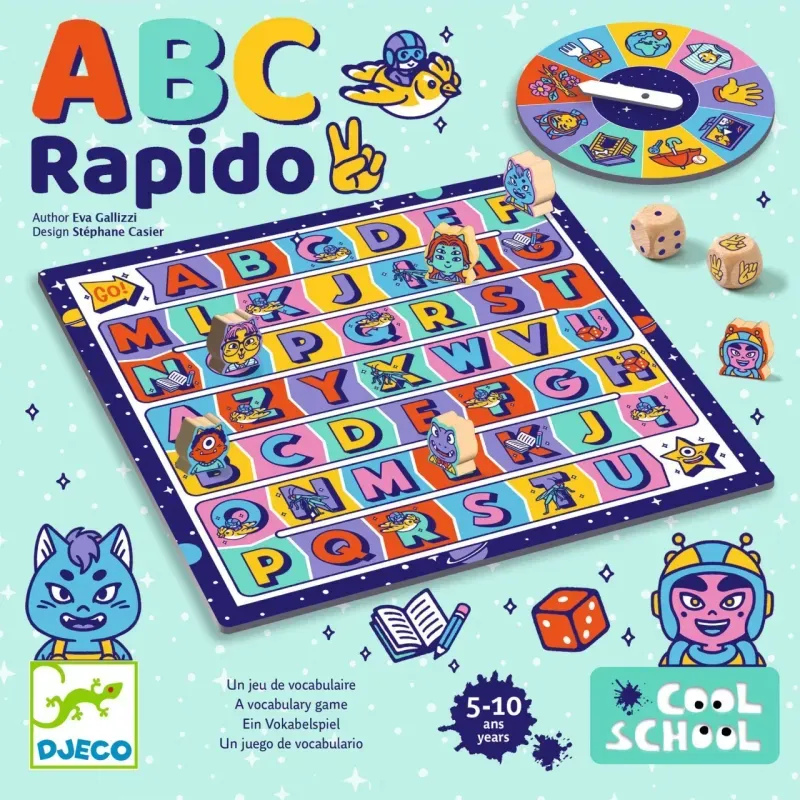 Jucarii, Copii si Bebe - Jucarii si jocuri - Jucarii & jocuri educative - Jocuri si jucarii educative - Joc educativ ABC Rapido - Infinity.ro