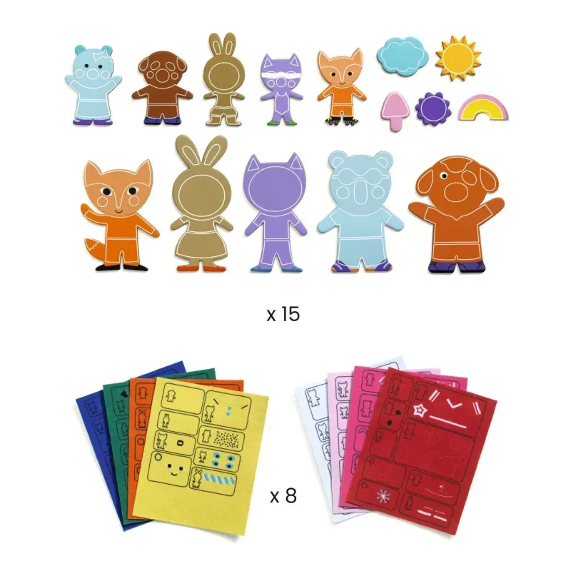 Jucarii, Copii si Bebe - Jucarii si jocuri - Jucarii & jocuri educative - Jocuri si jucarii educative - Joc creativ DIY Funky Familie - Infinity.ro