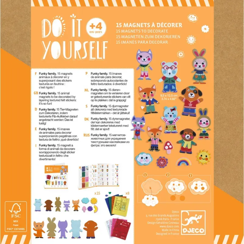 Jucarii, Copii si Bebe - Jucarii si jocuri - Jucarii & jocuri educative - Jocuri si jucarii educative - Joc creativ DIY Funky Familie - Infinity.ro