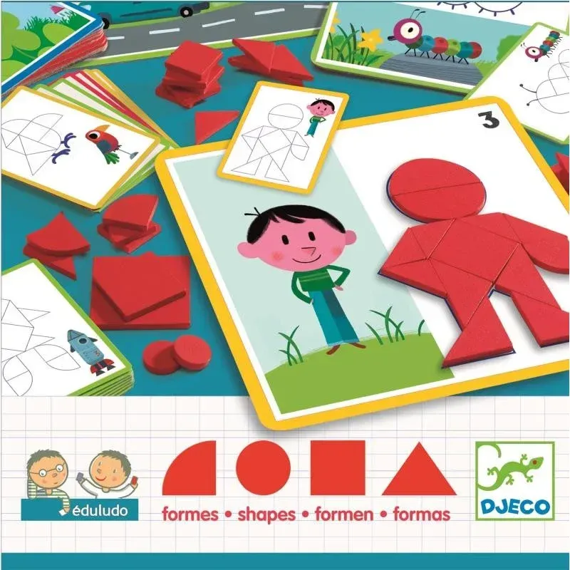 Jucarii, Copii si Bebe - Jucarii si jocuri - Jucarii & jocuri educative - Jocuri si jucarii educative - Joc Eduludo Forme geometrice - Infinity.ro