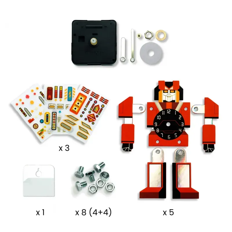 Jucarii, Copii si Bebe - Jucarii si jocuri - Jucarii & jocuri educative - Jocuri si jucarii educative - Joc creativ DIY Ceasul robot - Infinity.ro
