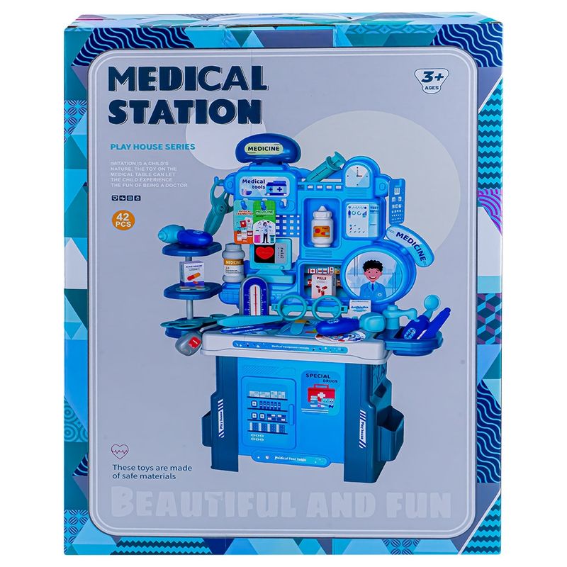 Jucarii, Copii si Bebe - Jucarii si jocuri - Jucarii de rol - Set joaca doctor - Play set doctor, 42 piese/set - Infinity.ro