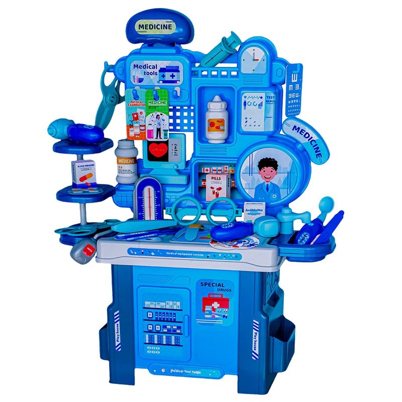 Jucarii, Copii si Bebe - Jucarii si jocuri - Jucarii de rol - Set joaca doctor - Play set doctor, 42 piese/set - Infinity.ro