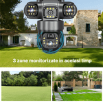 Casa si Gradina - Electrice - Smart Home - Camere de supraveghere - Camera de supraveghere cu panou solar MaGeCa, 4G, Cartela SIM, 6MP Full HD, 3 zone supravegheate simultan - Infinity.ro