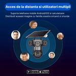 Casa si Gradina - Electrice - Smart Home - Camere de supraveghere - Camera de supraveghere cu panou solar MaGeCa, 4G, Cartela SIM, 6MP Full HD, 3 zone supravegheate simultan - Infinity.ro