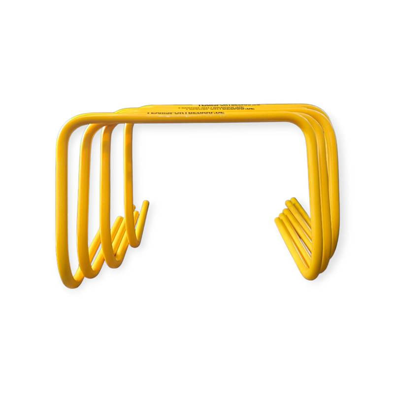 Sport si Outdoor - Accesorii si echipamente sportive - Accesorii antrenament si tabele tactice - Set 5 obstacole antrenament Team, inaltime 30 cm, galben - Infinity.ro