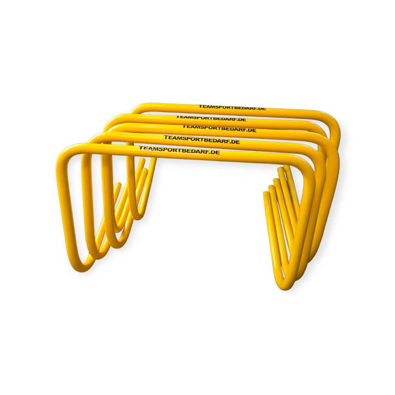 Sport si Outdoor - Accesorii si echipamente sportive - Accesorii antrenament si tabele tactice - Set 5 obstacole antrenament Team, inaltime 30 cm, galben - Infinity.ro