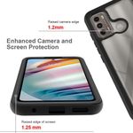 Laptop, Telefoane si Tablete - Telefoane mobile si accesorii - Accesorii Telefoane - Huse telefoane - Husa Protectie pentru Motorola Moto G60 + Folie, Ergonomic, Defense360 Pro, O5662, Lexgard, Negru - Infinity.ro