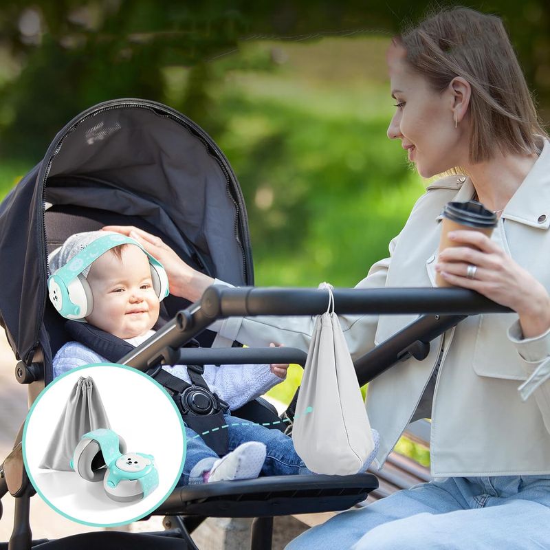 Jucarii, Copii si Bebe - Carucioare si articole de transport - Accesorii transport copii - Casti Antifonice Pentru Copii si Bebelusi 3-36 luni, Protectie Auditiva, Prindere Sigura Fontanela, Bentita Elastica - Infinity.ro