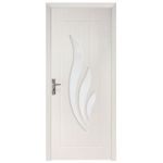 Casa si Gradina - Constructii - Usi interior, exterior si garaj - Usi interior - Usa de interior, din lemn, cu geam, SuperDoor F03-88-A, stanga / dreapta, alb, 203 x 88 cm - Infinity.ro