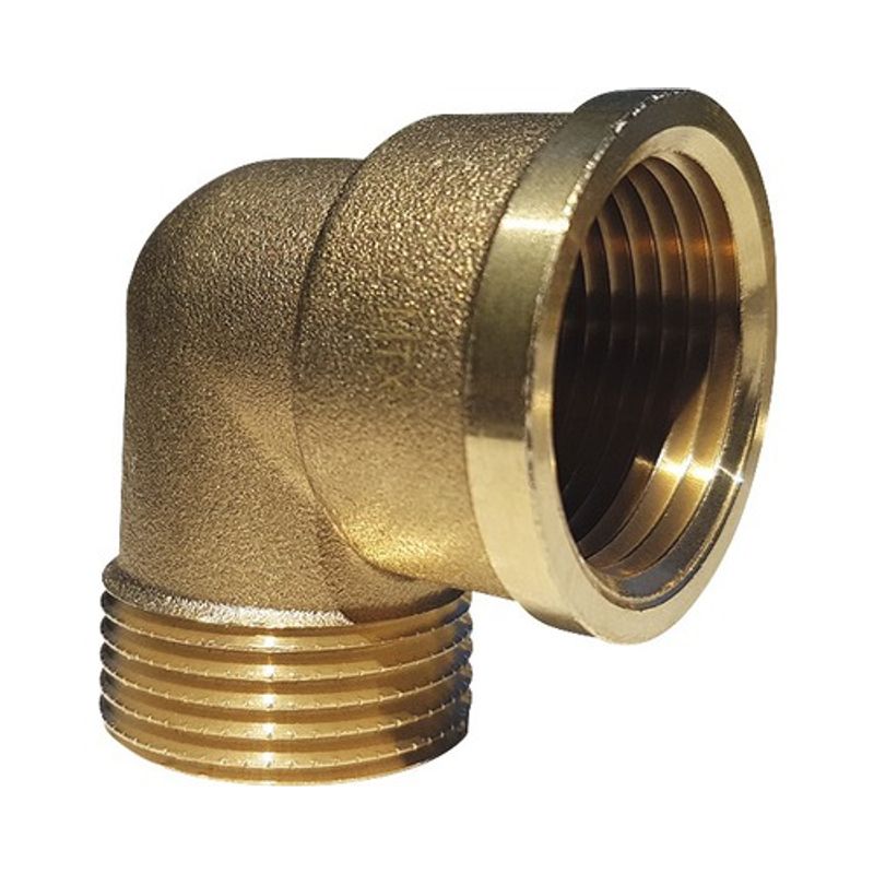 Casa si Gradina - Sanitare - Instalatii hidro - Fitinguri - Set cot alama, 1", FI-FE, Raulconstruct, 5 bucati - Infinity.ro