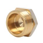 Casa si Gradina - Sanitare - Instalatii hidro - Fitinguri - Set dop alama, 1", Raulconstruct, 5 bucati - Infinity.ro