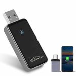 Auto si Moto - Electronice auto - Accesorii electronice auto - Adaptor Auto 2 in 1 CarPlay Wireless – Modulator FM Multifunctional, Compatibil iPhone si Android - Infinity.ro