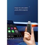 Auto si Moto - Electronice auto - Accesorii electronice auto - Adaptor Auto 2 in 1 CarPlay Wireless – Modulator FM Multifunctional, Compatibil iPhone si Android - Infinity.ro