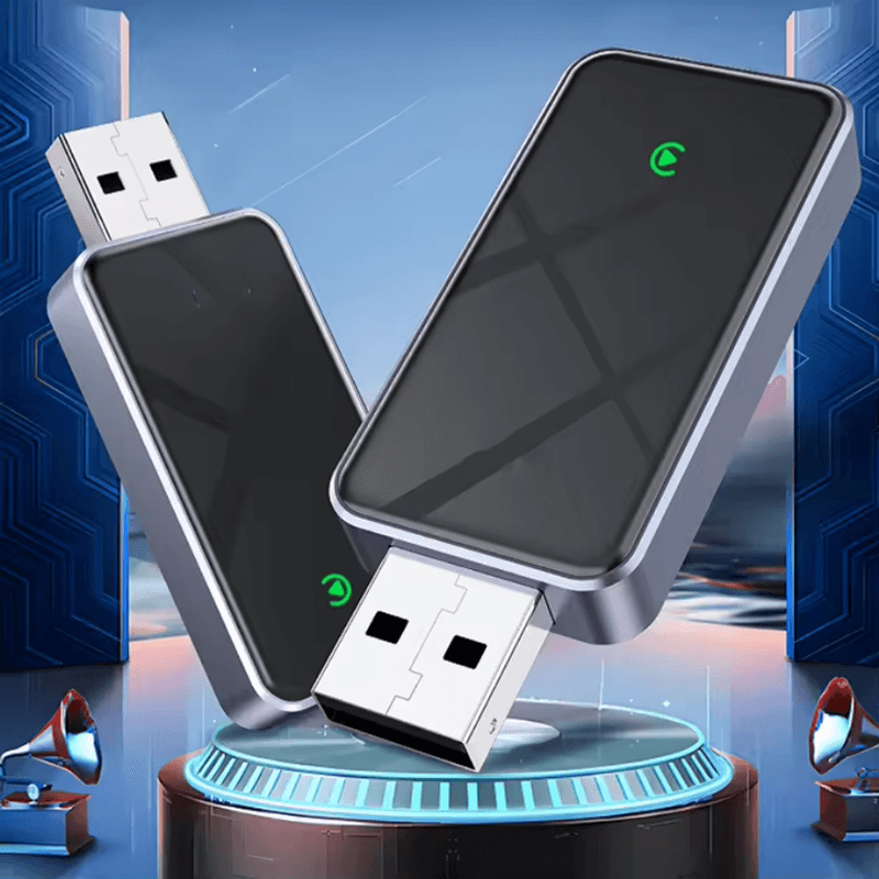 Auto si Moto - Electronice auto - Accesorii electronice auto - Adaptor Auto 2 in 1 CarPlay Wireless – Modulator FM Multifunctional, Compatibil iPhone si Android - Infinity.ro