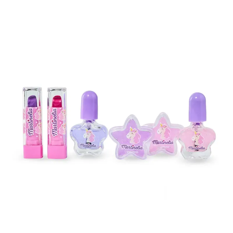 Jucarii, Copii si Bebe - Jucarii si jocuri - Jucarii de rol - Frumusete, bijuterii si accesorii fetite - Martinelia Little Unicorn Set Produse Cosmetice - Infinity.ro