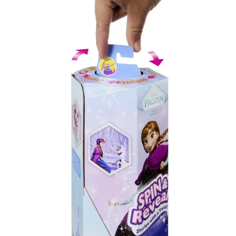 Jucarii, Copii si Bebe - Jucarii si jocuri - Papusi si accesorii - Papusi - Disney Frozen Spin And Reveal Papusa Anna Cu Evantai - Infinity.ro