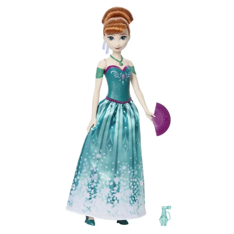 Jucarii, Copii si Bebe - Jucarii si jocuri - Papusi si accesorii - Papusi - Disney Frozen Spin And Reveal Papusa Anna Cu Evantai - Infinity.ro
