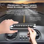 Laptop, Telefoane si Tablete - Telefoane mobile si accesorii - Accesorii Telefoane - Incarcatoare telefoane - Kit Smart Drive Essentials e-Wantay® 3 in 1 – Incarcator auto, Suport pentru telefon, Placuta auto cu numar de contact - Infinity.ro