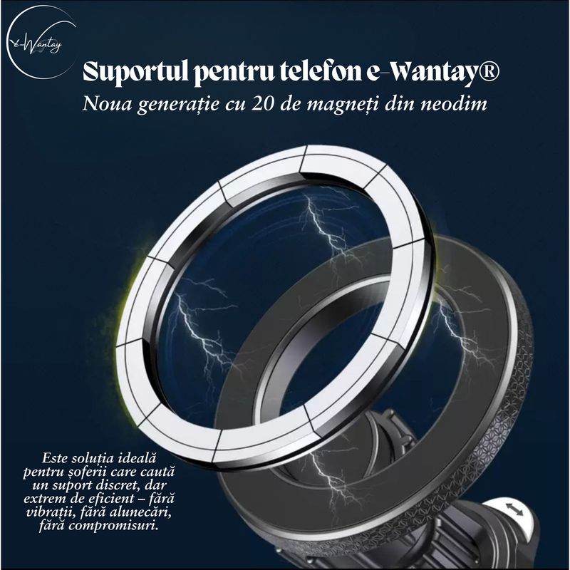 Laptop, Telefoane si Tablete - Telefoane mobile si accesorii - Accesorii Telefoane - Incarcatoare telefoane - Kit Smart Drive Essentials e-Wantay® 3 in 1 – Incarcator auto, Suport pentru telefon, Placuta auto cu numar de contact - Infinity.ro