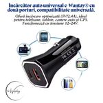 Laptop, Telefoane si Tablete - Telefoane mobile si accesorii - Accesorii Telefoane - Incarcatoare telefoane - Kit Smart Drive Essentials e-Wantay® 3 in 1 – Incarcator auto, Suport pentru telefon, Placuta auto cu numar de contact - Infinity.ro