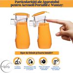 Jucarii, Copii si Bebe - Igiena si ingrijire - Accesorii ingrijire copii - Aparate aerosoli copii - Aparat Aerosoli Portabil cu Ultrasunete e-Wantay®,Silentios pentru copii si adulti,3 moduri,Baterie Reincarcabila 600mAh - Infinity.ro