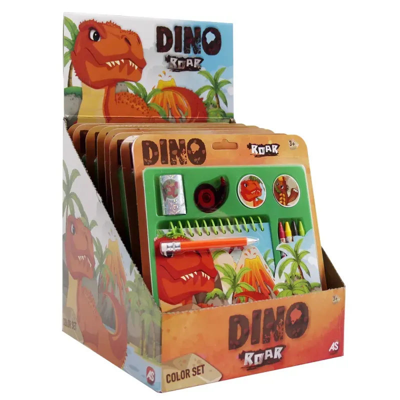 Jucarii, Copii si Bebe - Jucarii si jocuri - Jucarii & jocuri educative - Seturi pictura si desen - Set De Desen Dinos - Infinity.ro