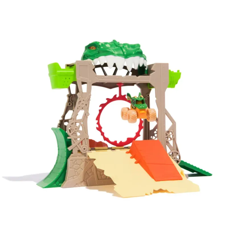 Jucarii, Copii si Bebe - Jucarii si jocuri - Vehicule si jucarii cu telecomanda - Masinute - Monster Jam Set Dragon Dungeon Of Doom - Infinity.ro