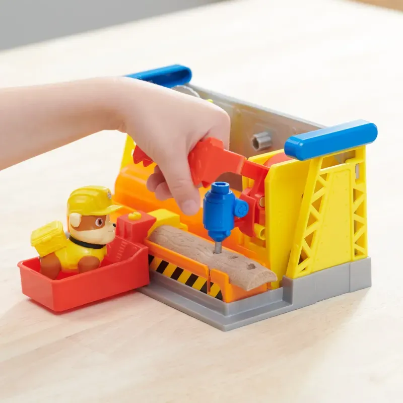 Jucarii, Copii si Bebe - Jucarii si jocuri - Figurine - Patrula Catelusilor Rubble Si Echipa Set De Joaca Santier - Infinity.ro