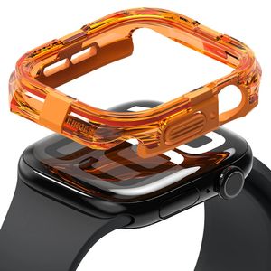 Husa pentru Apple Watch 10 42mm - Ringke Fusion Bumper - Portocaliu