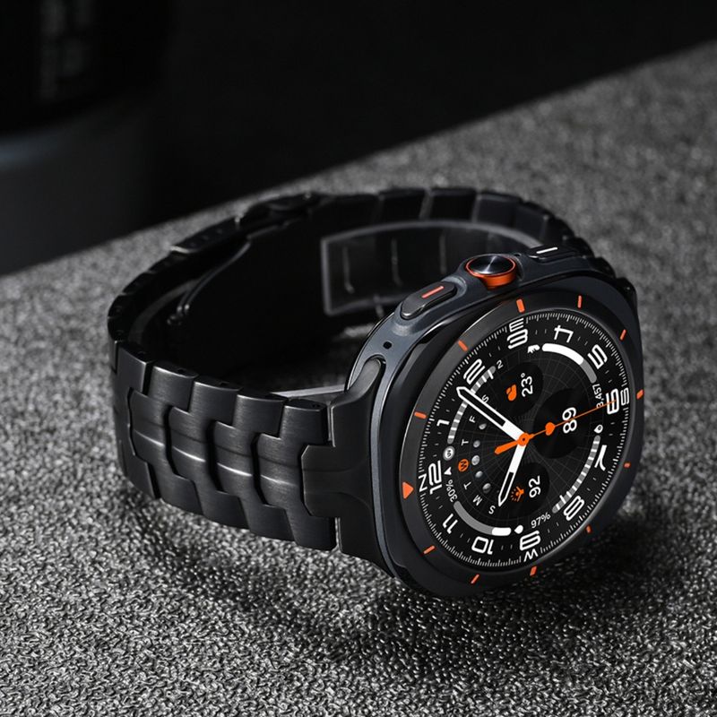 Laptop, Telefoane si Tablete - Wearables si gadgeturi - Wearables - Smartwatch-uri - Curea pentru Samsung Galaxy Watch UltraA 47mm - Techsuit Watchband (W063) - Argintiu - Infinity.ro