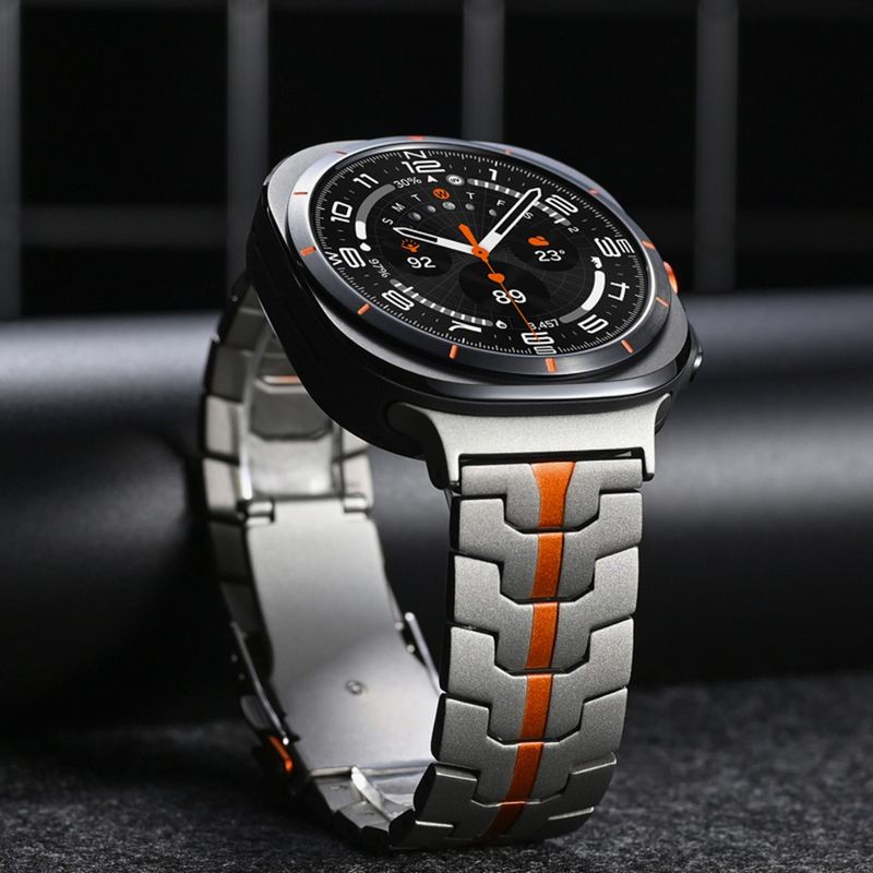 Laptop, Telefoane si Tablete - Wearables si gadgeturi - Wearables - Smartwatch-uri - Curea pentru Samsung Galaxy Watch UltraA 47mm - Techsuit Watchband (W063) - Argintiu - Infinity.ro