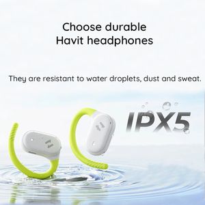 Casti fara Fir Open-Ear, Albastrutooth 5.4, TWS, ENC, IPX5, Type-C, 1000mAh, Havit Life App - Havit (OWS915) - Gri
