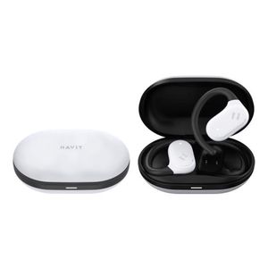 Casti fara Fir Open-Ear, Albastrutooth 5.4, TWS, ENC, IPX5, Type-C, 1000mAh, Havit Life App - Havit (OWS915) - Gri