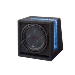 Subwoofer auto Alpine SBG-1244BR cu incinta de tip bassreflex si difuzor 300 mm