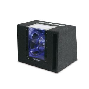 Subwoofer auto Alpine SBG-1244BP cu incinta de tip bandpass si difuzor 300 mm