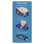 Casa si Gradina - Sanitare - Cazi si cabine de dus - Cazi baie - Cada pliabila portabila, pentru copii si adulti, cu 5 straturi termice, 122 cm, apa calda sau rece - Infinity.ro