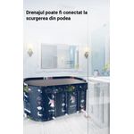 Casa si Gradina - Sanitare - Cazi si cabine de dus - Cazi baie - Cada pliabila portabila, pentru copii si adulti, cu 5 straturi termice, 122 cm, apa calda sau rece - Infinity.ro