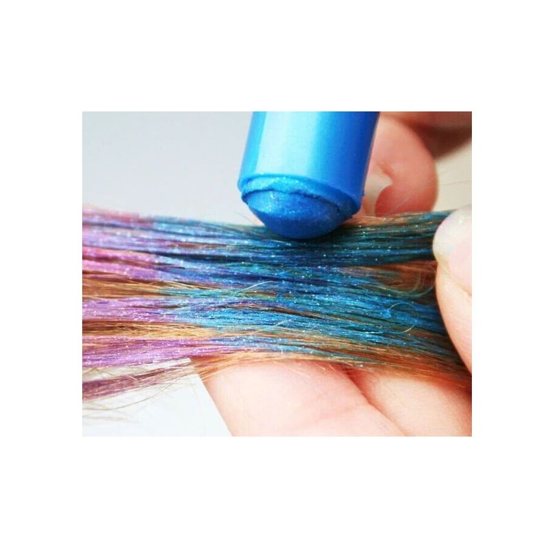 Jucarii, Copii si Bebe - Jucarii si jocuri - Jucarii de rol - Frumusete, bijuterii si accesorii fetite - Set creta pentru par, 3 culori, cu sclipici Dreamworks Trolls 64-0015 - Infinity.ro