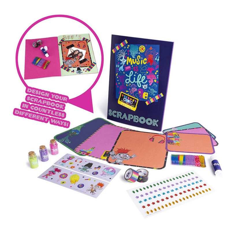 Jucarii, Copii si Bebe - Jucarii si jocuri - Jucarii & jocuri educative - Seturi de artizanat - Album creativ pentru copii, multicolor, Dreamworks Trolls 64-0037 - Infinity.ro