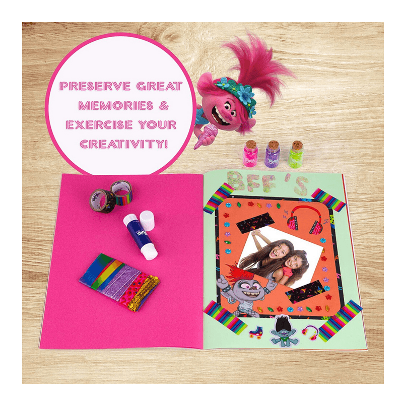 Jucarii, Copii si Bebe - Jucarii si jocuri - Jucarii & jocuri educative - Seturi de artizanat - Album creativ pentru copii, multicolor, Dreamworks Trolls 64-0037 - Infinity.ro