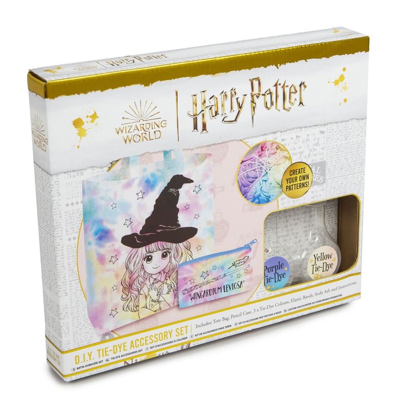 Jucarii, Copii si Bebe - Jucarii si jocuri - Jucarii & jocuri educative - Seturi pictura si desen - Joc creativ de vopsit sacosa si portfard Harry Potter DIY Tie-Dye Accessory Set RMS 92-0006 - Infinity.ro