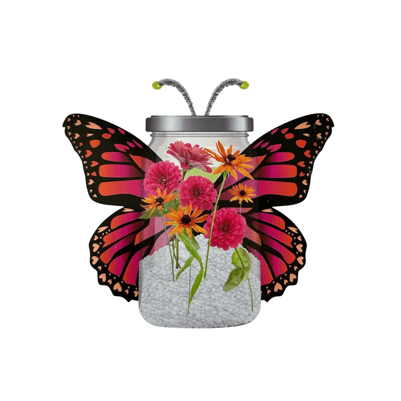 Jucarii, Copii si Bebe - Jucarii si jocuri - Jucarii & jocuri educative - Seturi de artizanat - Set terarium fluturi, RMS, 3 plante atrăgătoare, autocolante personalizare, multicolor, pentru 6 ani+, R03-0822 - Infinity.ro