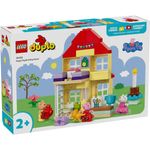 Jucarii, Copii si Bebe - Jucarii si jocuri - Seturi de constructie si cuburi - Seturi de constructie - LEGO DUPLO - Casa aniversara a Purcelusei Peppa (10433) - Infinity.ro