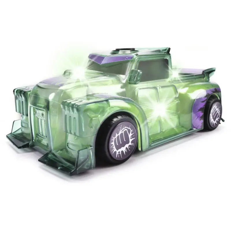 Jucarii, Copii si Bebe - Jucarii si jocuri - Vehicule si jucarii cu telecomanda - Masinute - Masinuta cu sunete si lumini, Marvel Jada Light Hero Hulk, Scara1:32 - Infinity.ro